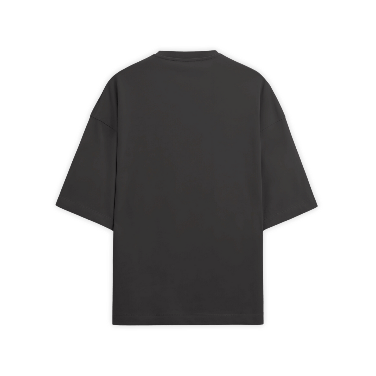 BLACK PLAIN OVERSIZED T-SHIRT