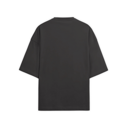 BLACK PLAIN OVERSIZED T-SHIRT