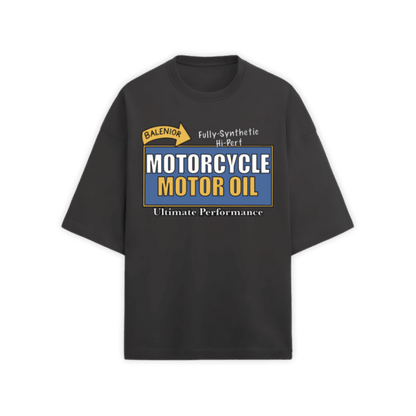 BLACK MOTORCYCLE MOTOR T-SHIRT