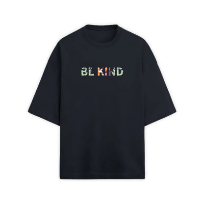 NAVY BLUE "BE KIND" T-SHIRT