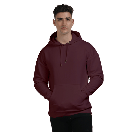 MAROON HOODED SWEATSHIRT