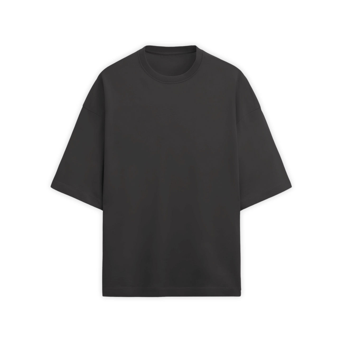 BLACK PLAIN OVERSIZED T-SHIRT