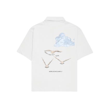 WHITE SOAR ABOVE SHIRT