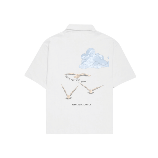 WHITE SOAR ABOVE SHIRT