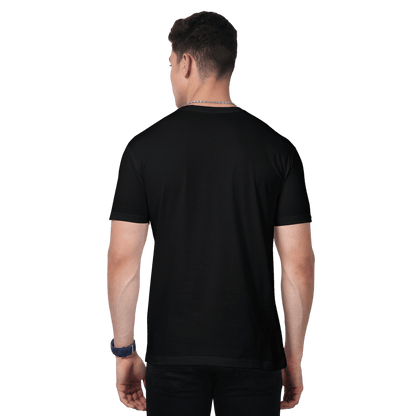 BLACK PLAIN T-SHIRT